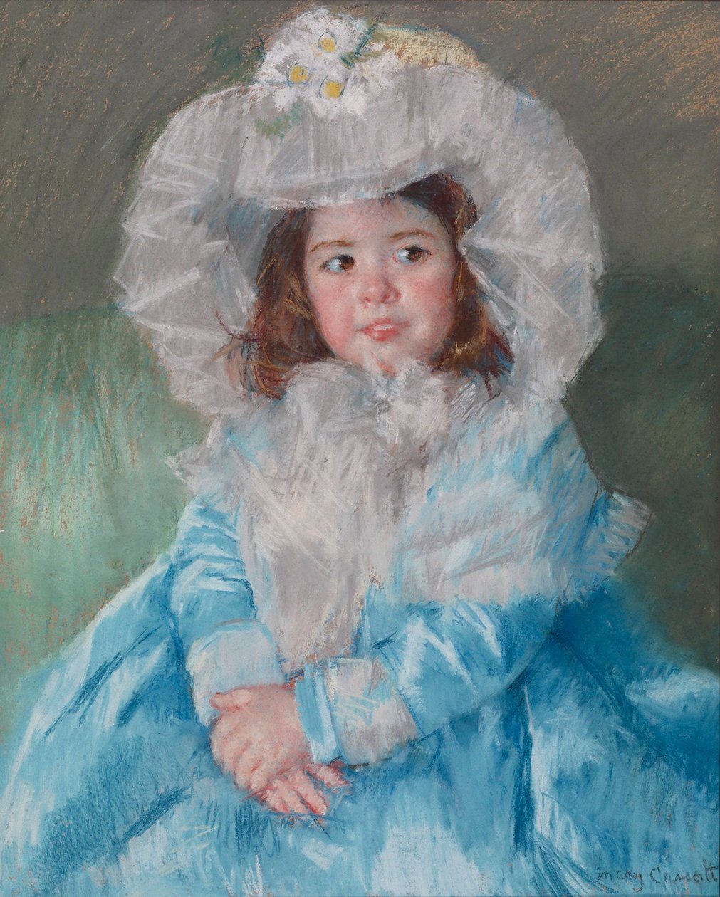 Margot Lefebre sinisessä, 1902 tekijältä Mary Cassatt
