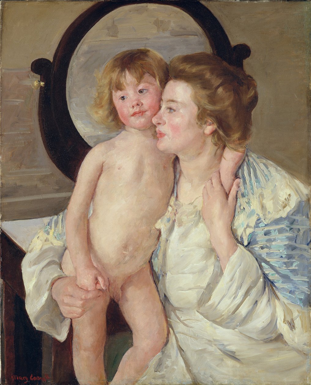 Äiti ja poika, noin 1899 tekijältä Mary Cassatt