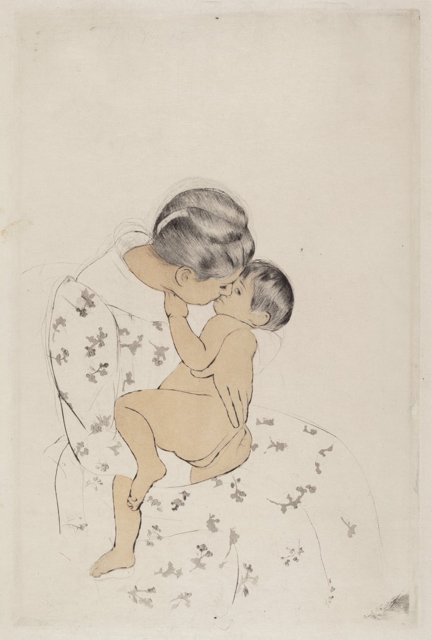Äidin suudelma tekijältä Mary Cassatt