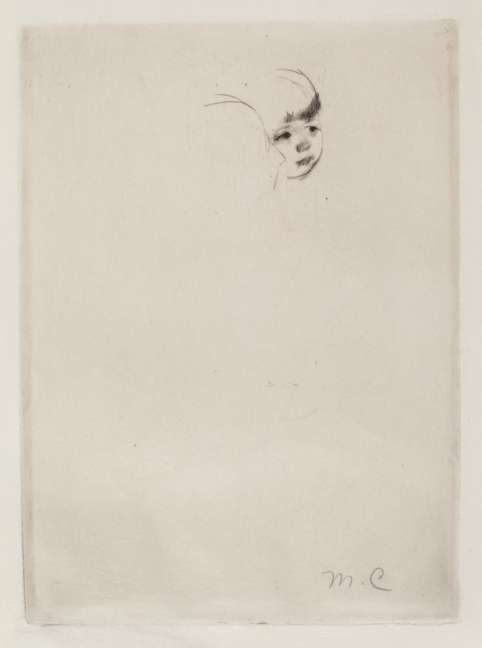 Talonpoikaäiti ja lapsi, n. 1894. tekijältä Mary Cassatt