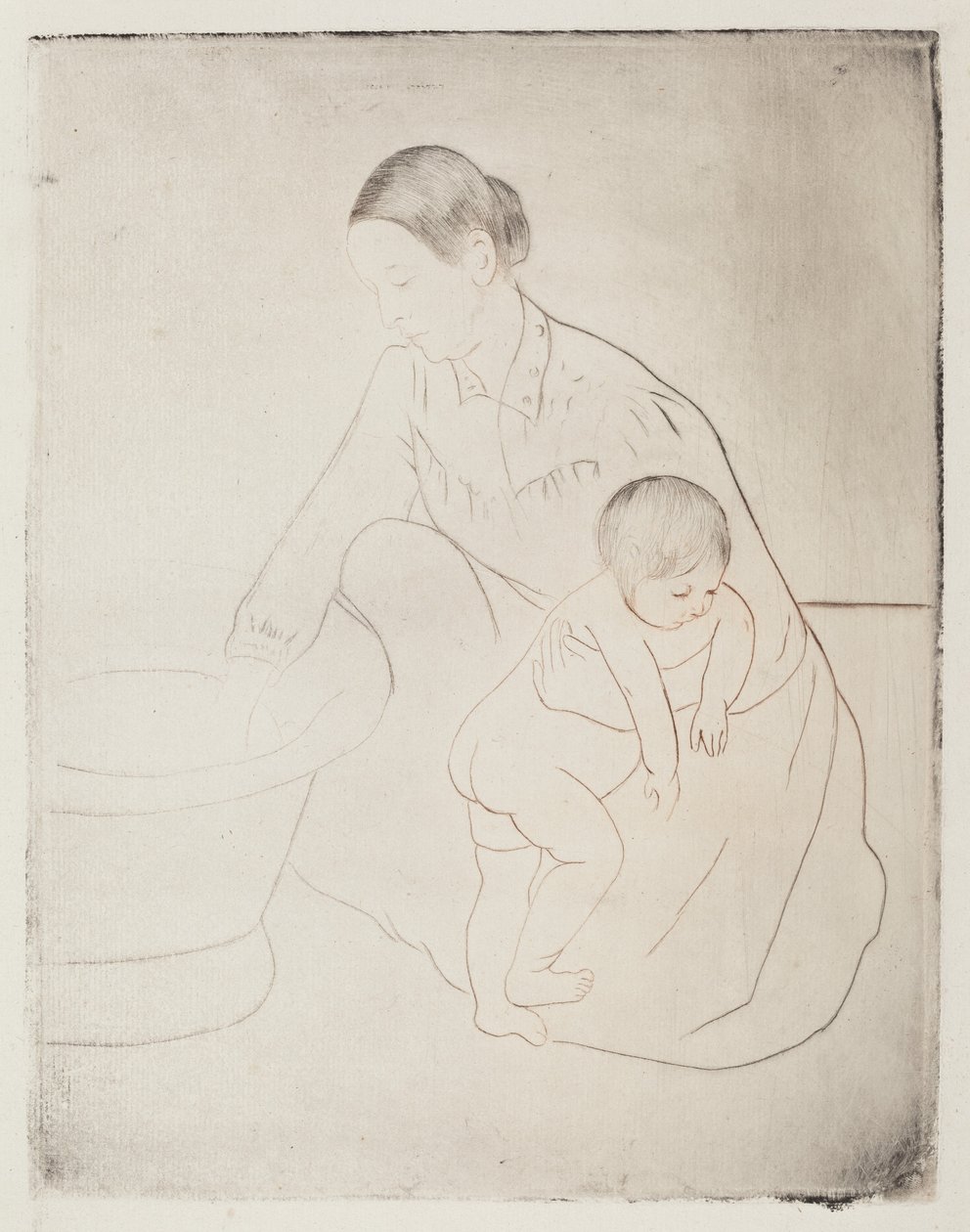 Kylpylä, 1890-1891. tekijältä Mary Cassatt