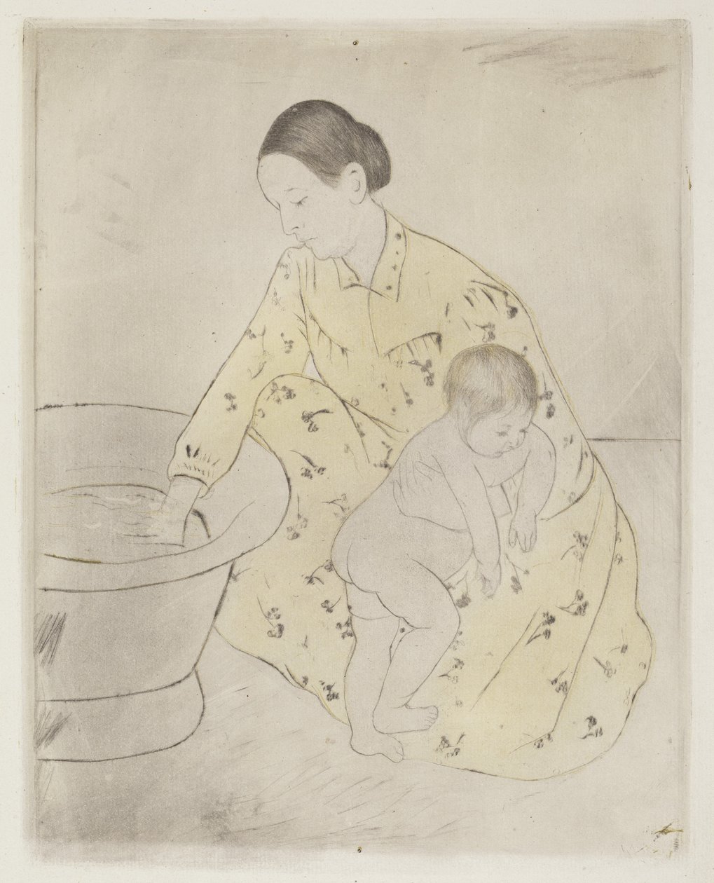 Kylpylä, 1890-1891. tekijältä Mary Cassatt