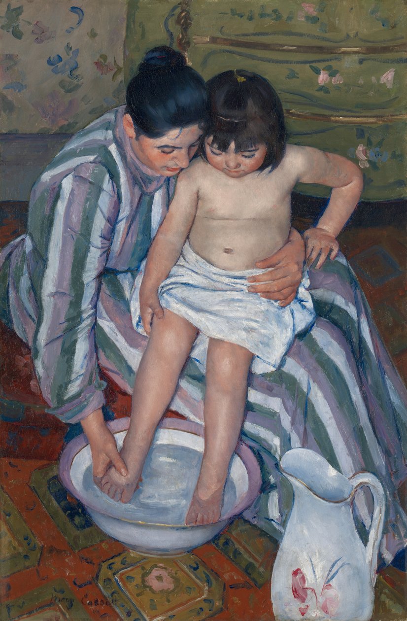 Lapsen kylpyamme tekijältä Mary Cassatt