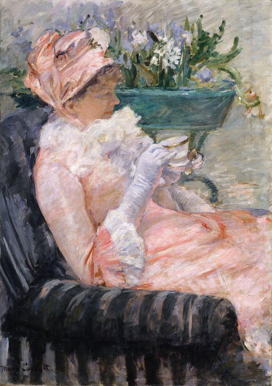 Teekuppi, n.1880-1 tekijältä Mary Cassatt