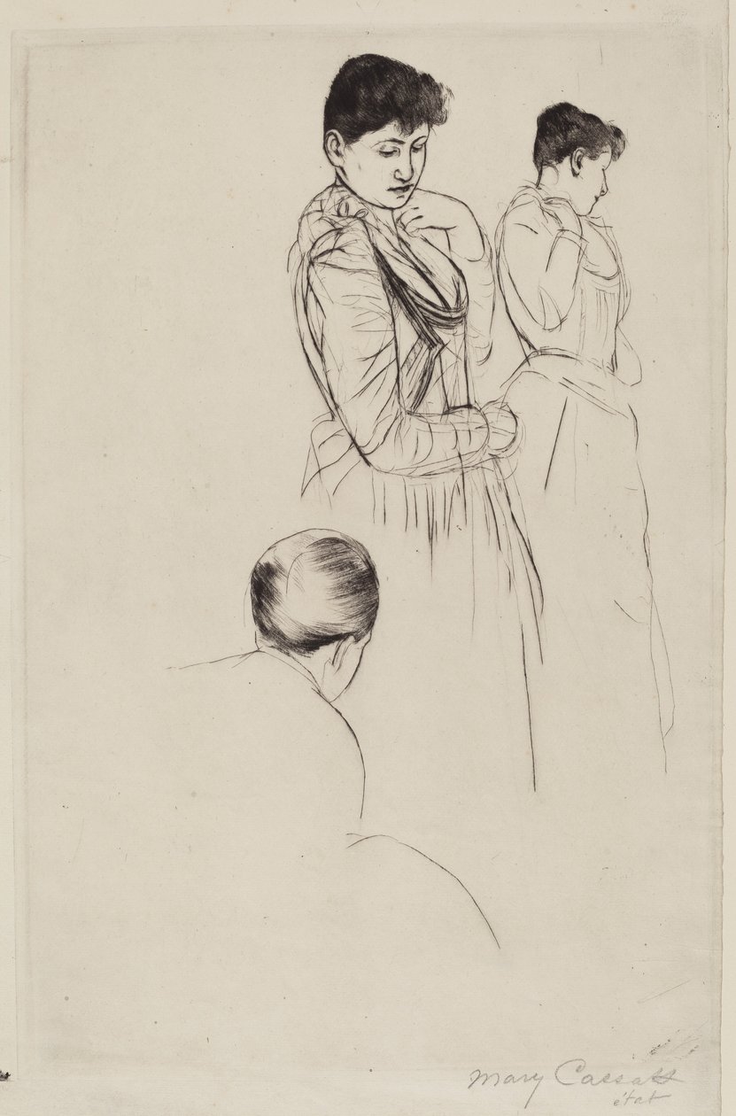 Sovitus, 1890-1891. tekijältä Mary Cassatt