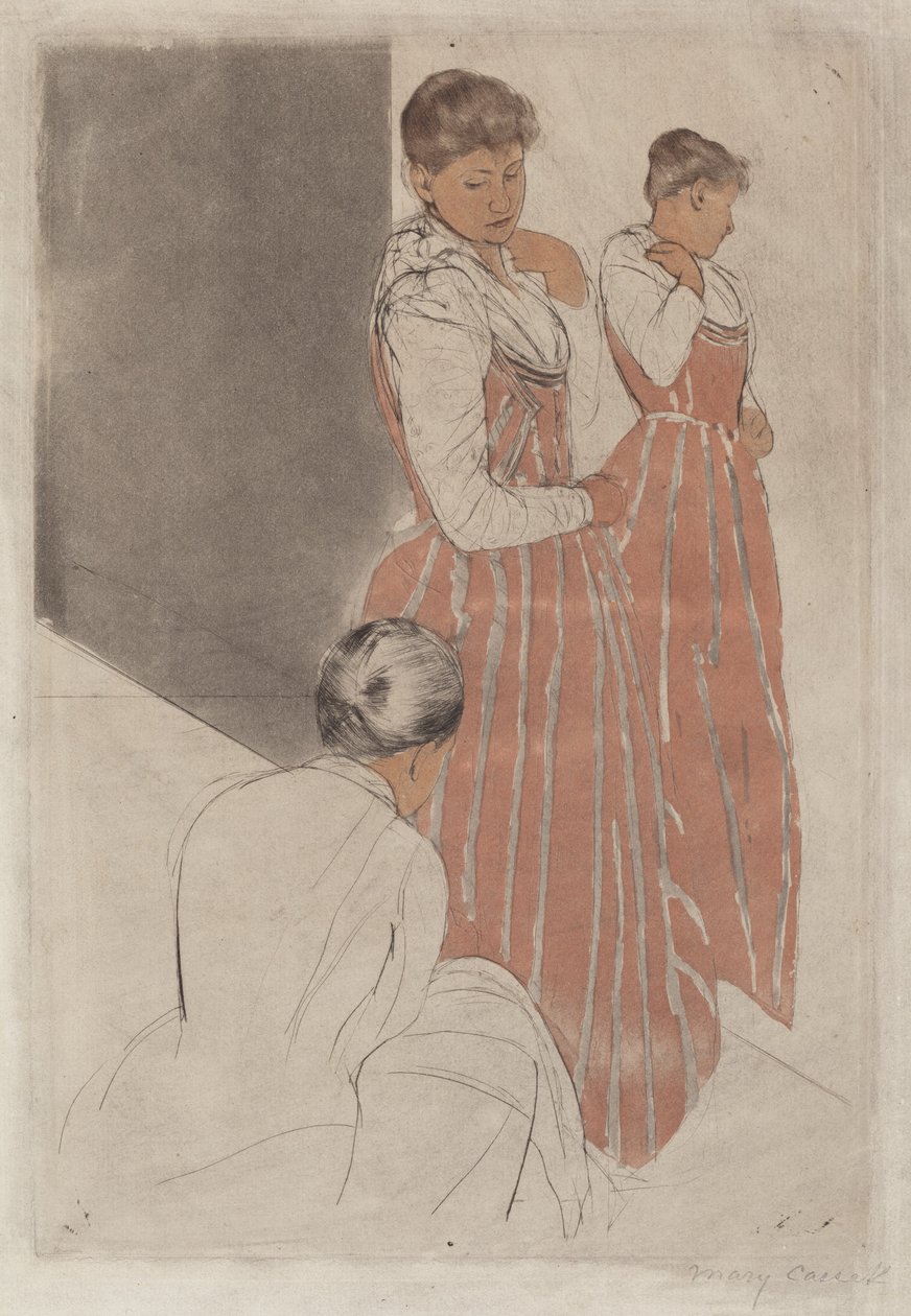 Sovitus, 1890-1891. tekijältä Mary Cassatt