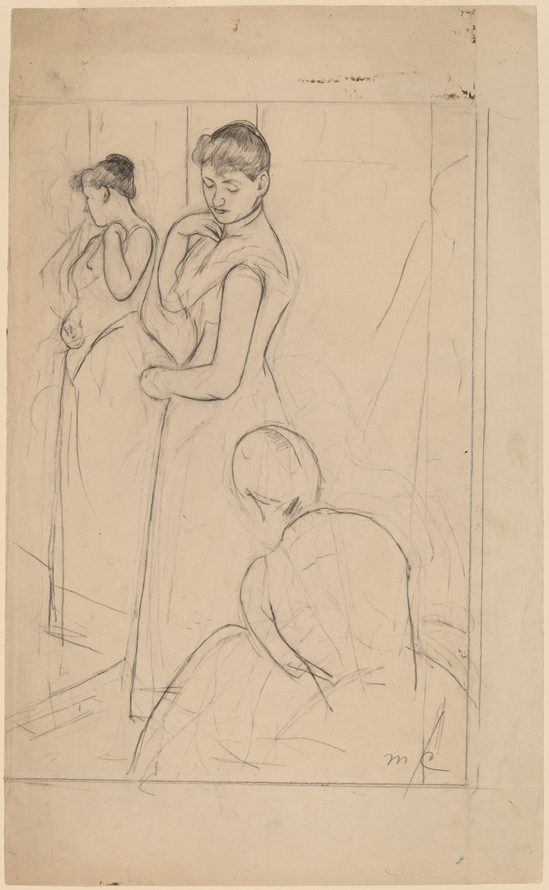 Sovitus [recto] tekijältä Mary Cassatt