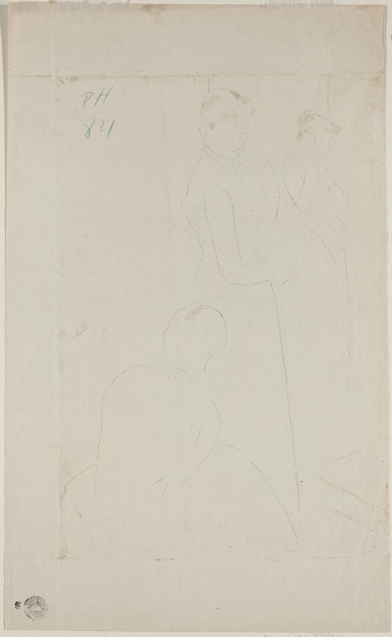 Sovitus [verso] tekijältä Mary Cassatt