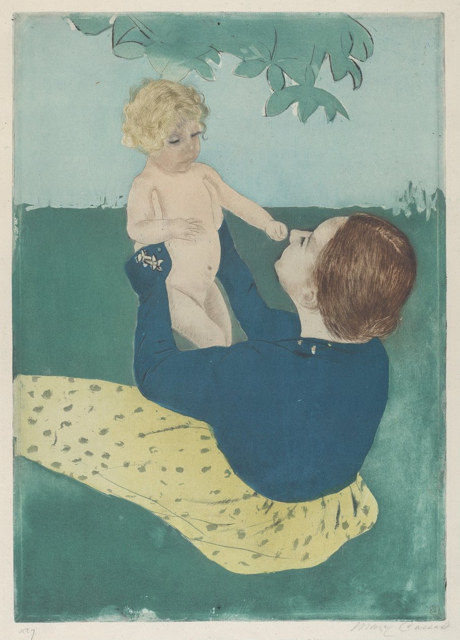 Hevoskastanjapuun alla tekijältä Mary Cassatt
