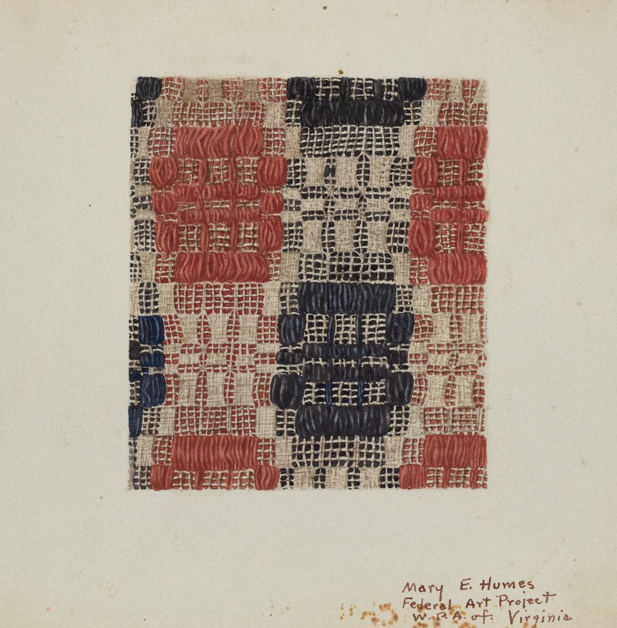 Peitto, c. 1938. tekijältä Mary E Humes