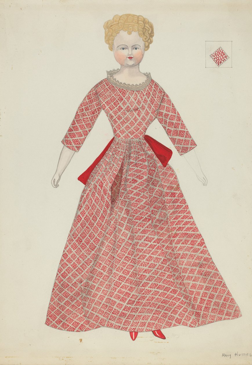 Nukke ja puku, c. 1936. tekijältä Mary E Humes