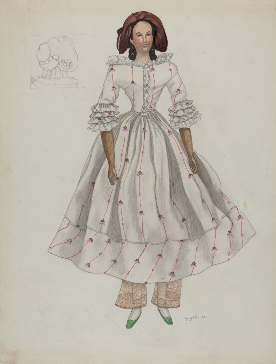 Nukke, c. 1936. tekijältä Mary E Humes