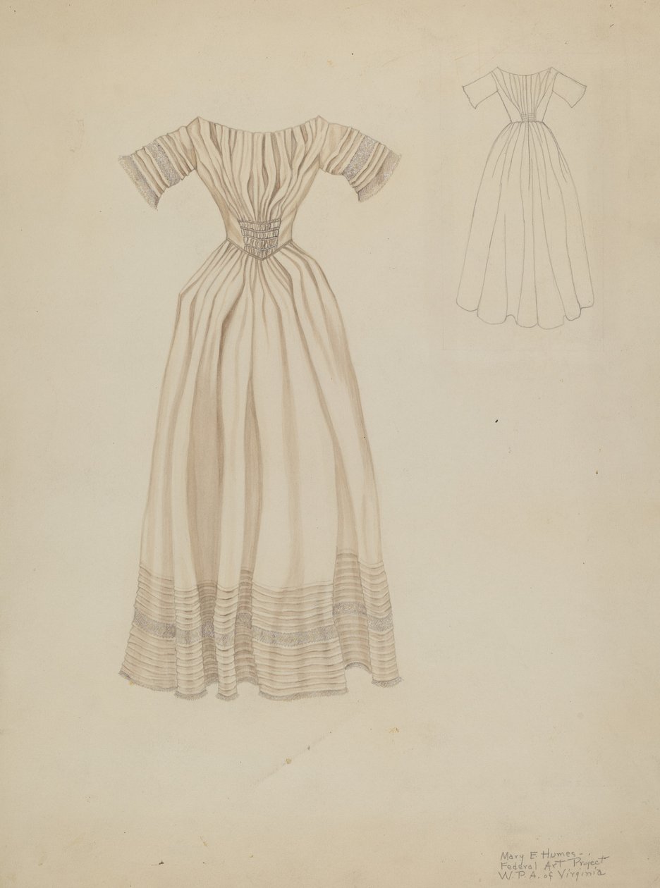 Hääpuku, c. 1937. tekijältä Mary E Humes