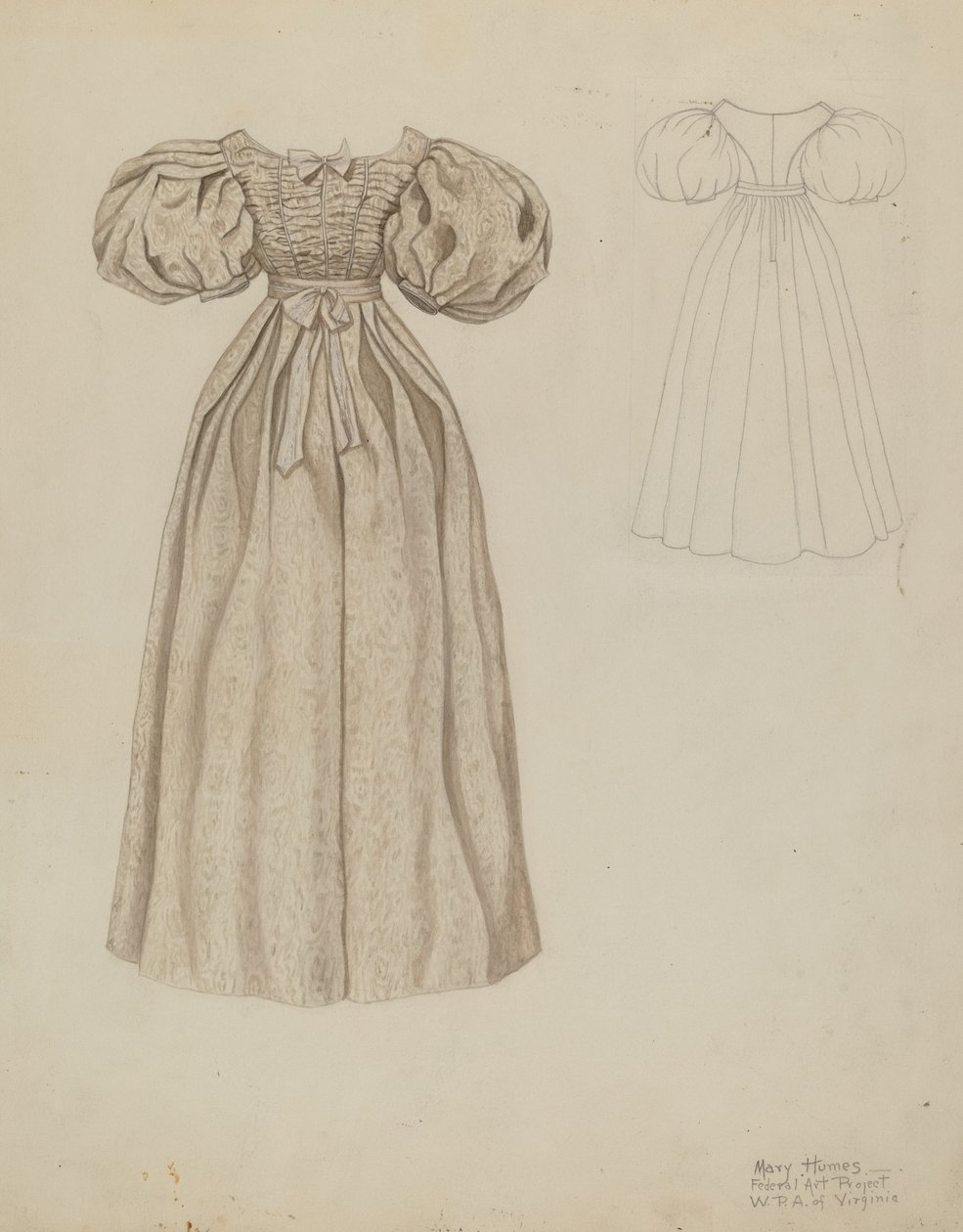 Hääpuku, c. 1937. tekijältä Mary E Humes
