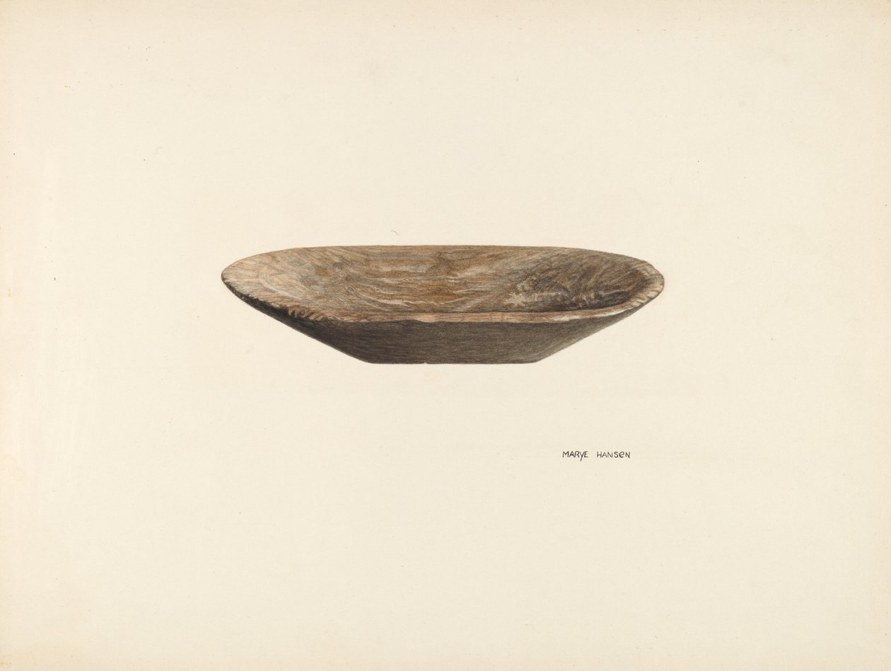 Leipätaikinakulho, n. 1939. tekijältä Mary Hansen