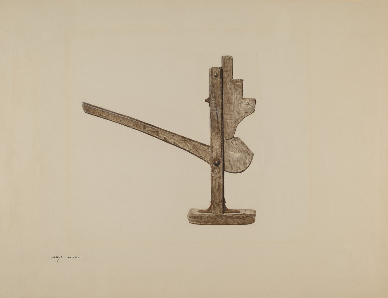 Wagon Jack, c. 1939. tekijältä Mary Hansen