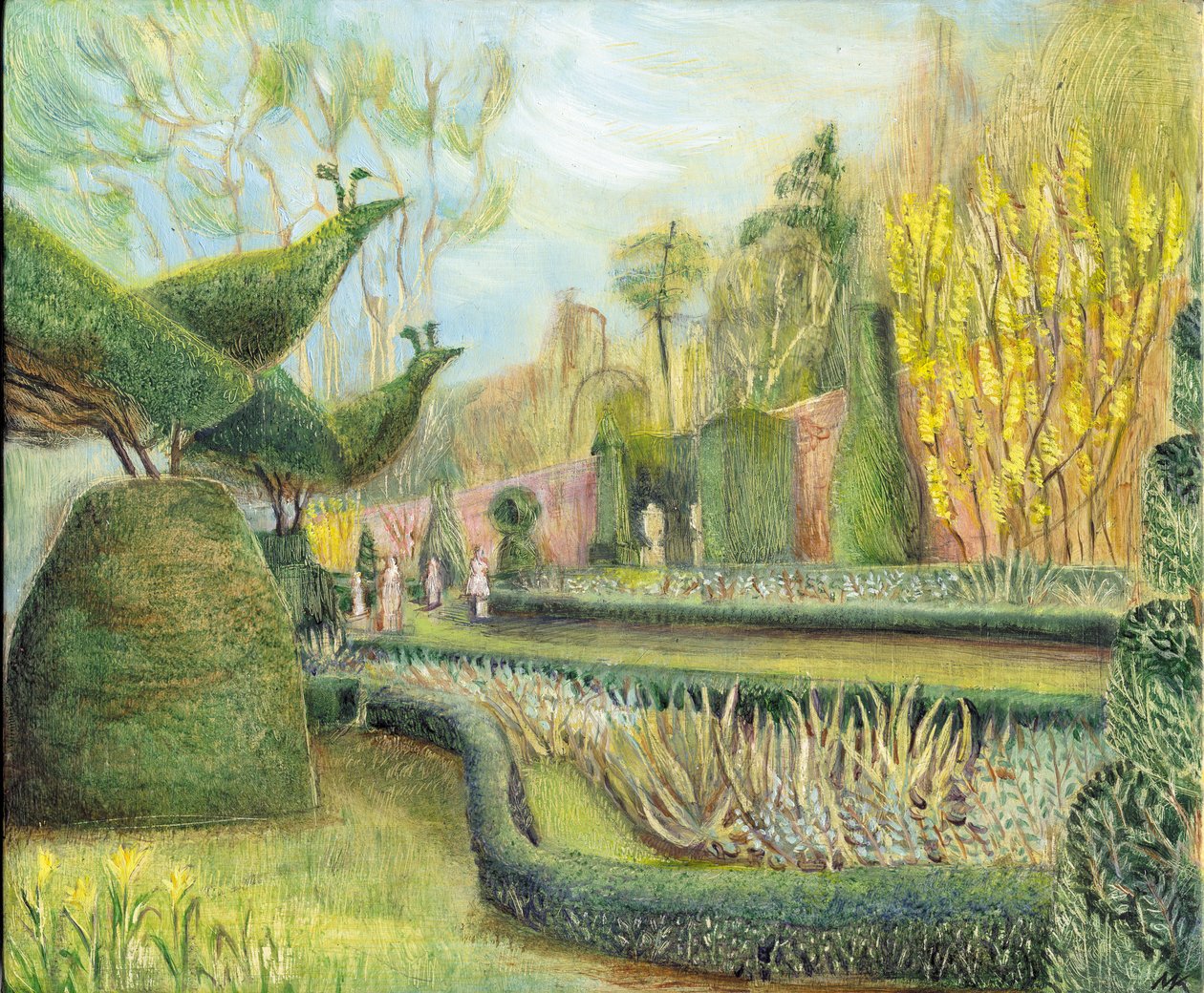 Pitkä puutarha, Cliveden: Topiary tekijältä Mary Kuper
