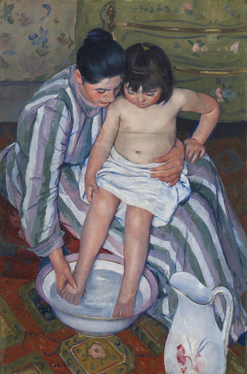 Lasten kylpy tekijältä Mary Stevenson Cassatt