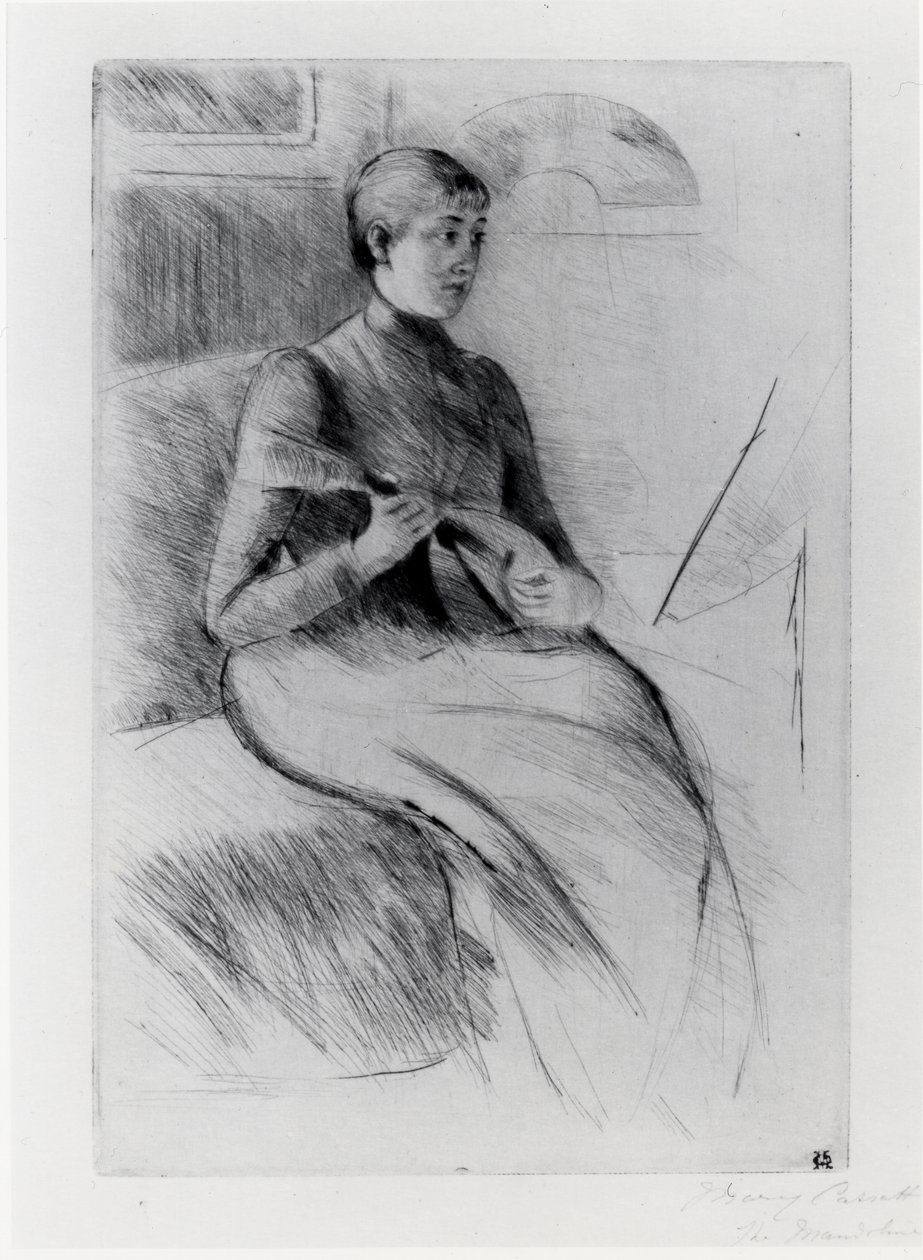 Mandoliinisoitin tekijältä Mary Stevenson Cassatt