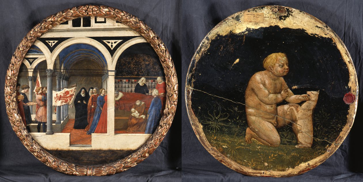 "Birth tray" (synnytystarjotin) tekijältä Masaccio