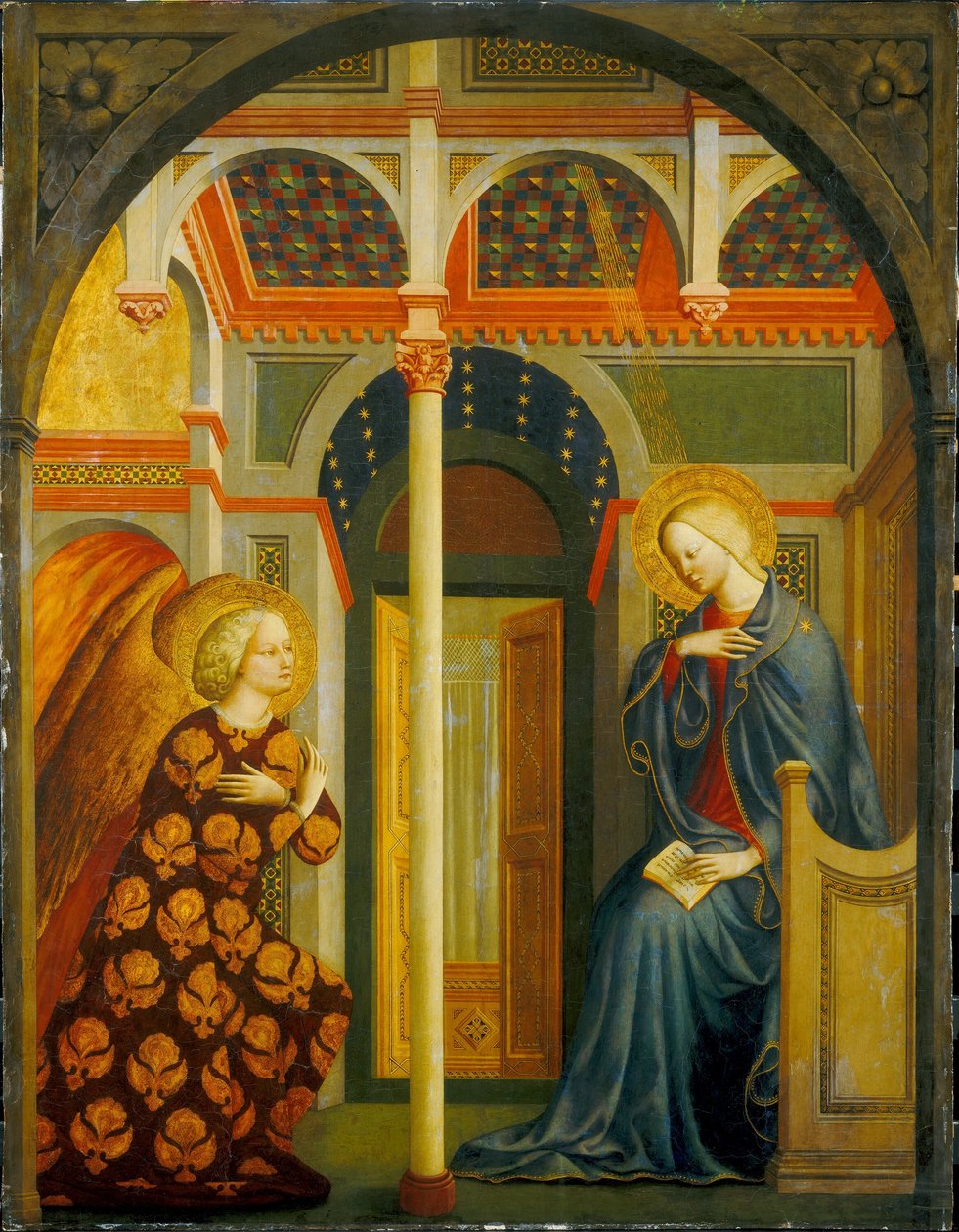 Ilmestys, n. 14231424. tekijältä Masolino da Panicale