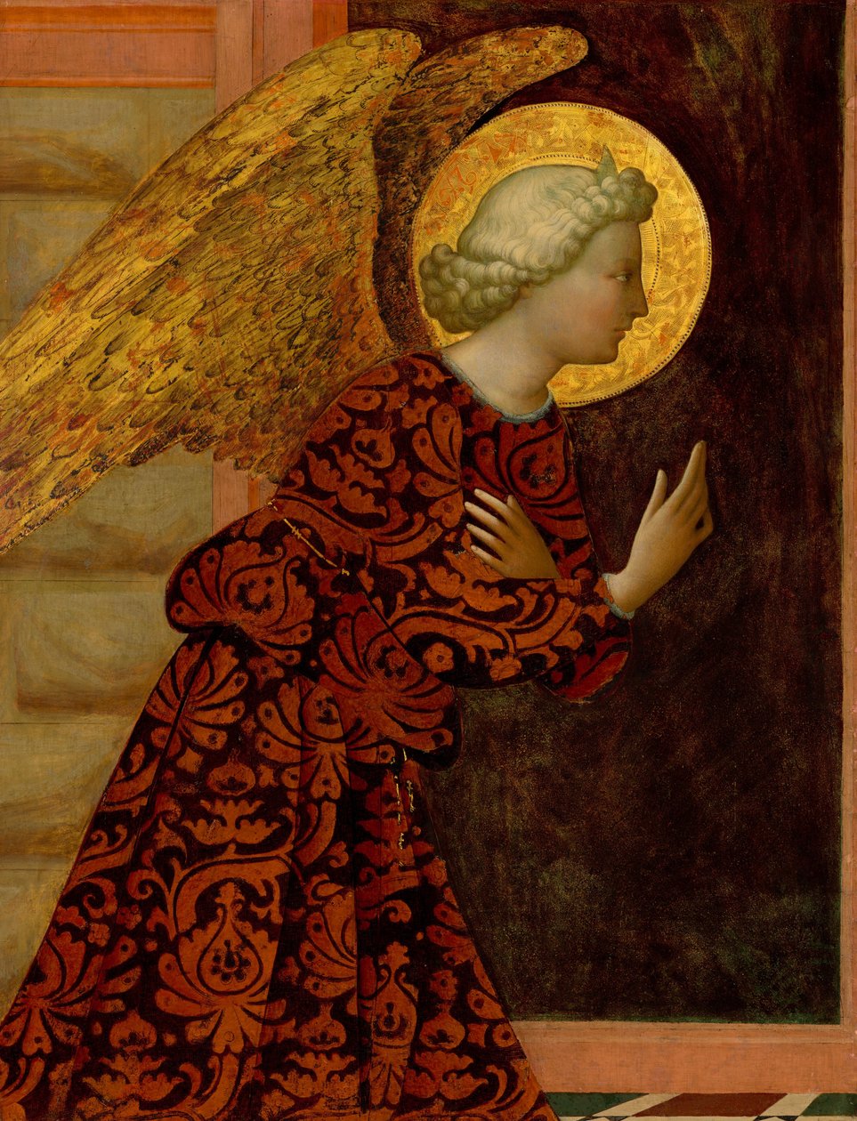 Arkkienkeli Gabriel, n. 1430. tekijältä Masolino da Panicale
