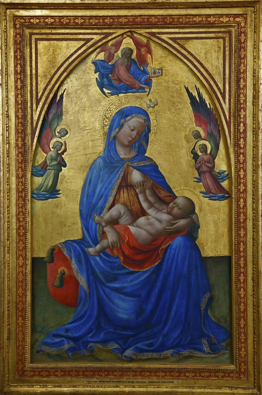 Neitsyt ja lapsi, noin 1435 tekijältä Tommaso Masolino da Panicale
