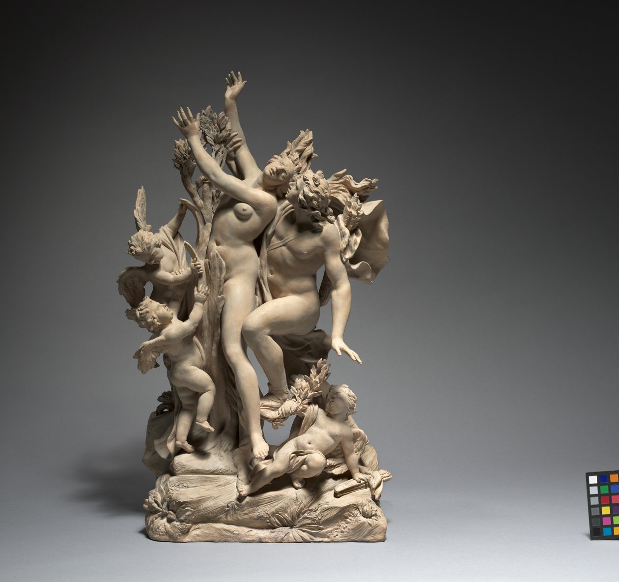 Apollo ja Daphne, noin 1700 tekijältä Massimiliano Benzi Soldani