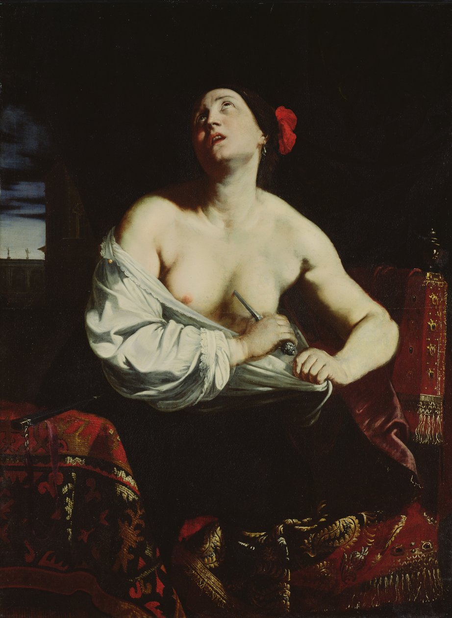 Lucretia, noin 1640 tekijältä Massimo Stanzione