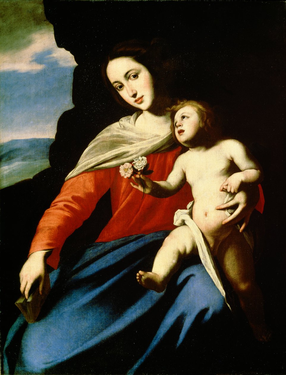 Neitsyt ja lapsi, 1640-luvun alku tekijältä Massimo Stanzione