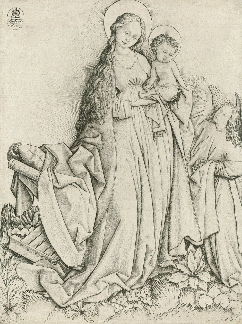 Madonna ja Angel Giving Roses tekijältä Master E.S.