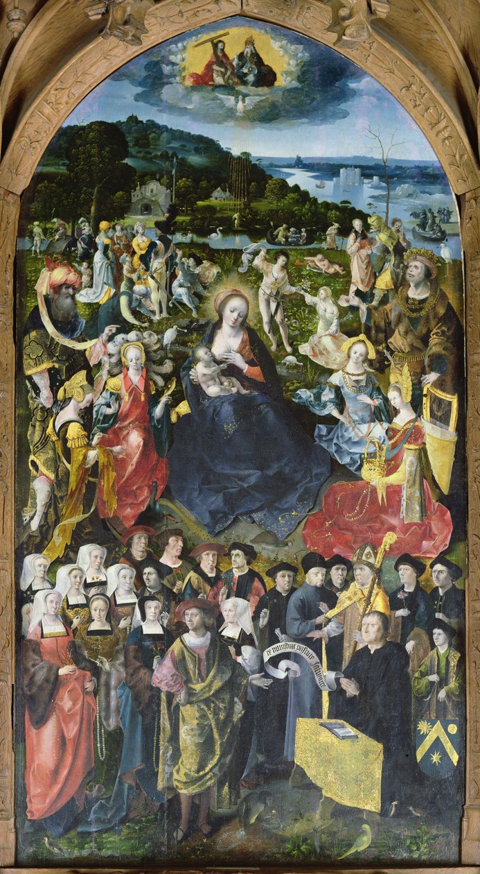 Pre Ministrant Pasture Salutaire (Meadow Ministering Saving Sustenance) 1519 tekijältä Master of Amiens