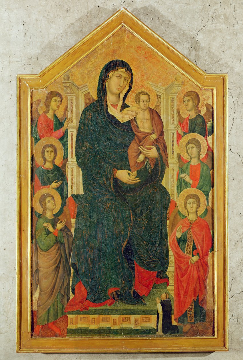 Maesta (tempera paneelille) tekijältä Master of Citta di Castello