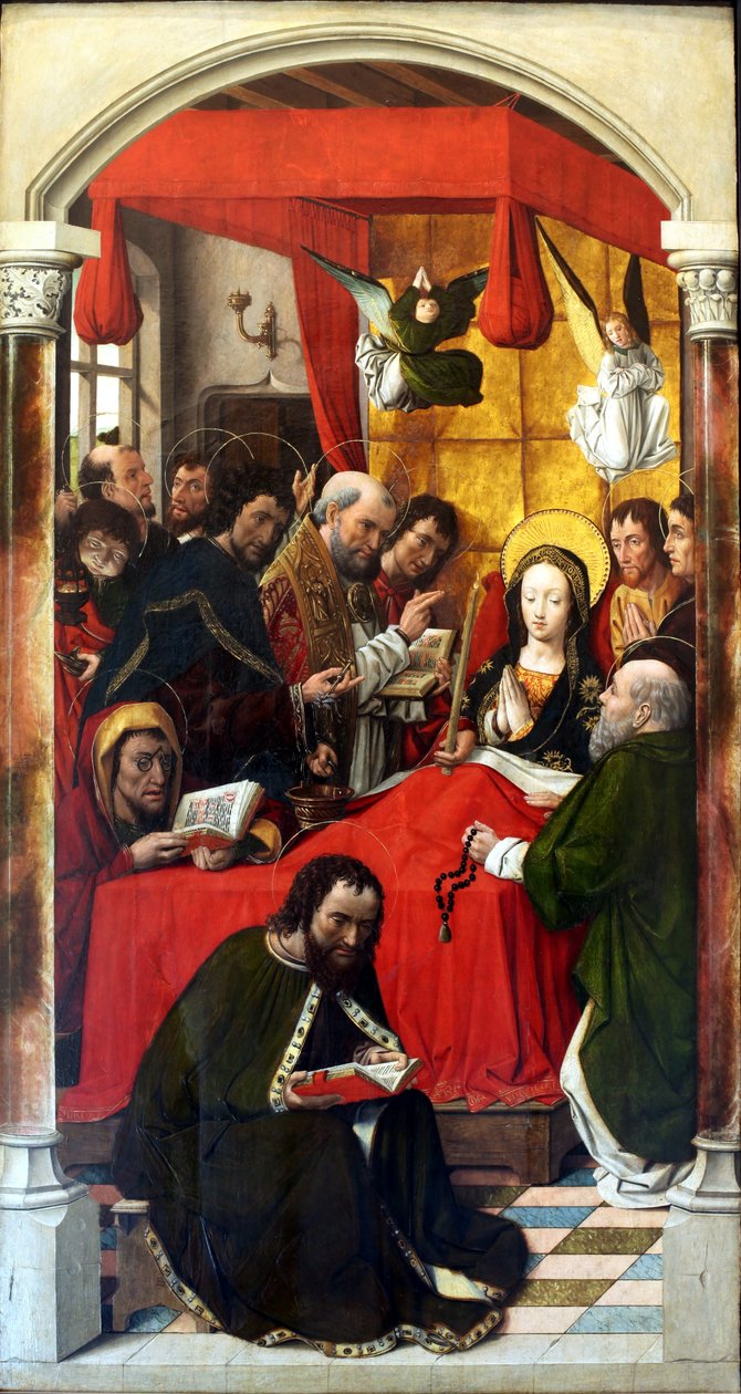 Neitsyt kuolema tekijältä Master of Santa Clara de Palencia