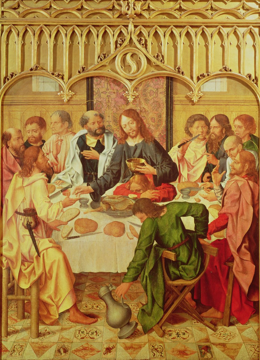 Viimeinen ehtoollinen tekijältä Master of the Evora Altarpiece