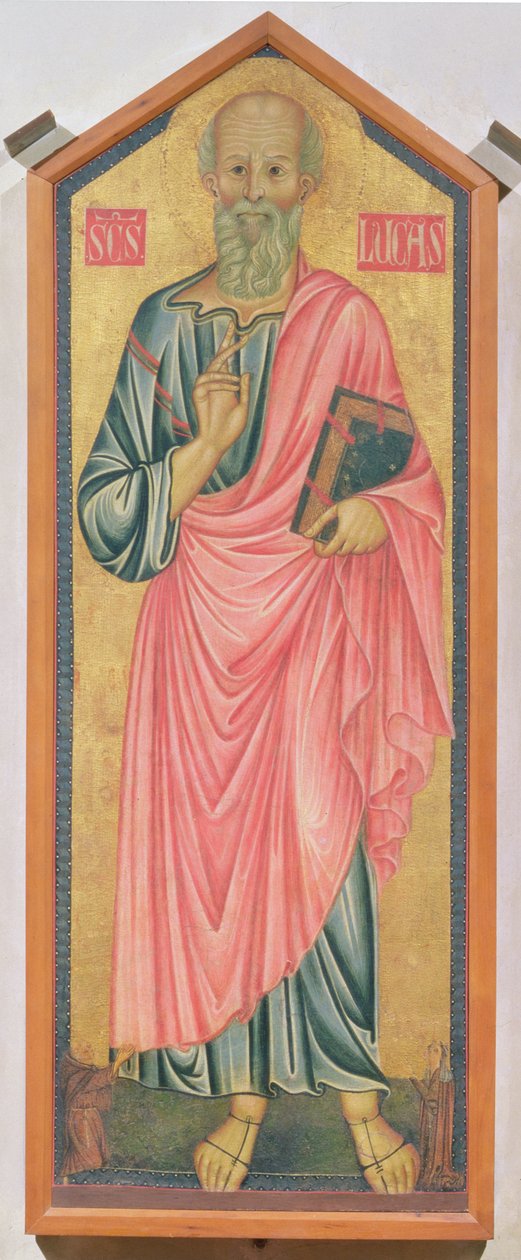 Pyhä Luukas evankelista (tempera paneelissa) tekijältä Master of the Magdalen