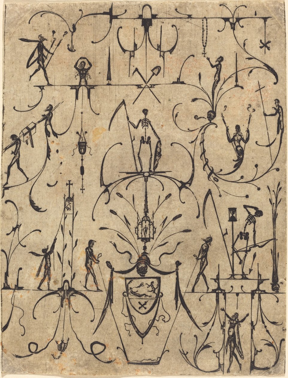 Ornamentti tekijältä Master B.H.M.