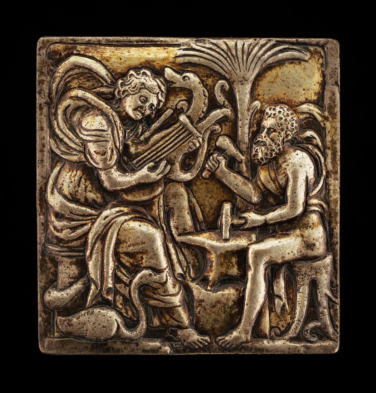 Apollo ja Vulcan, 1500-luku. tekijältä Master I.S.A.