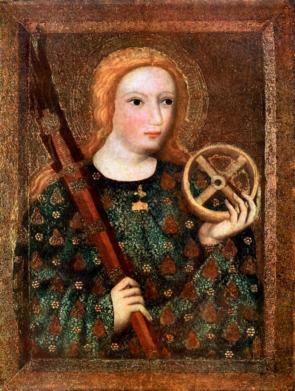 Pyhä Katariina, 1365-1367 1955 tekijältä Master Theodoric