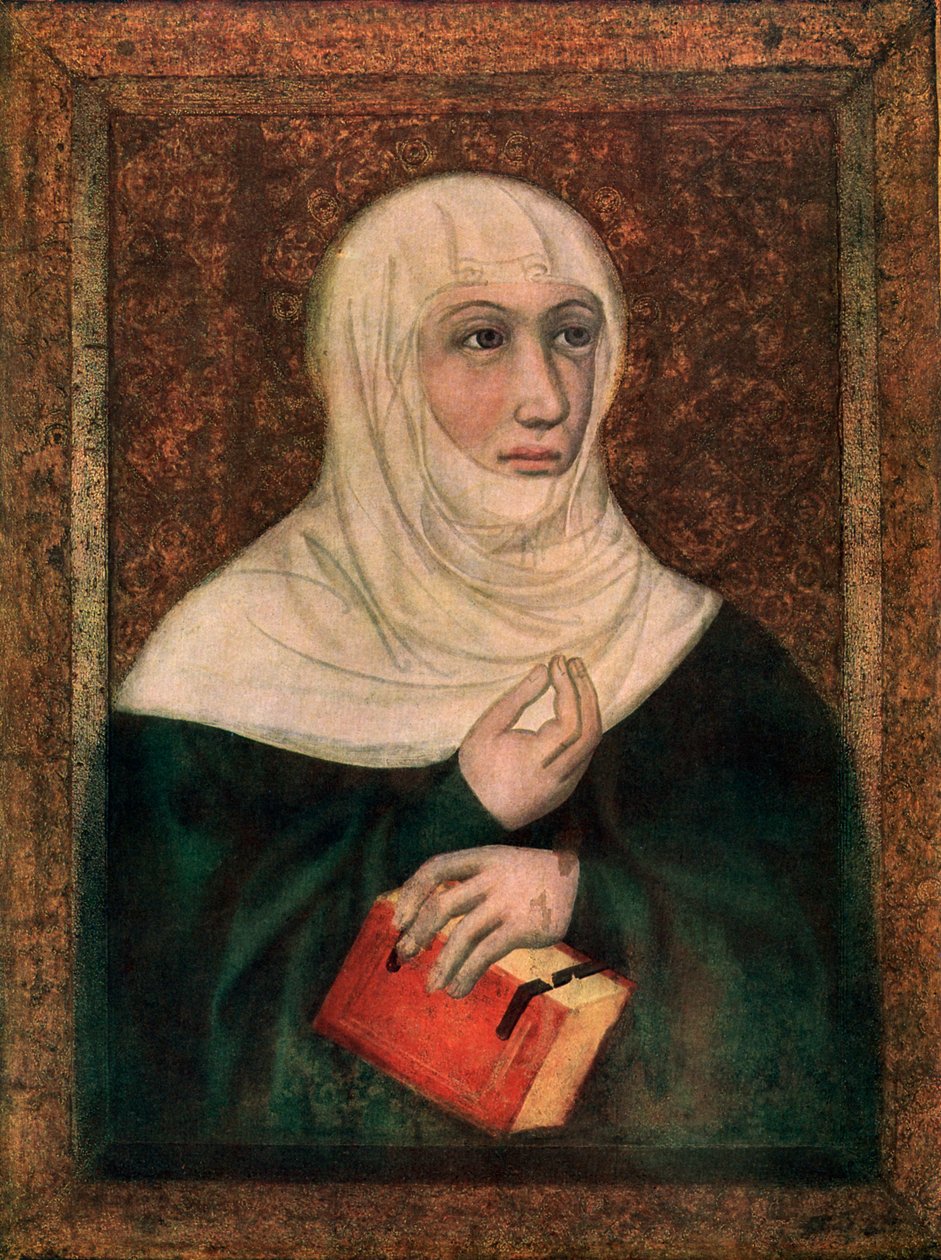 St Clara, 1365-1367 1955 tekijältä Master Theodoric