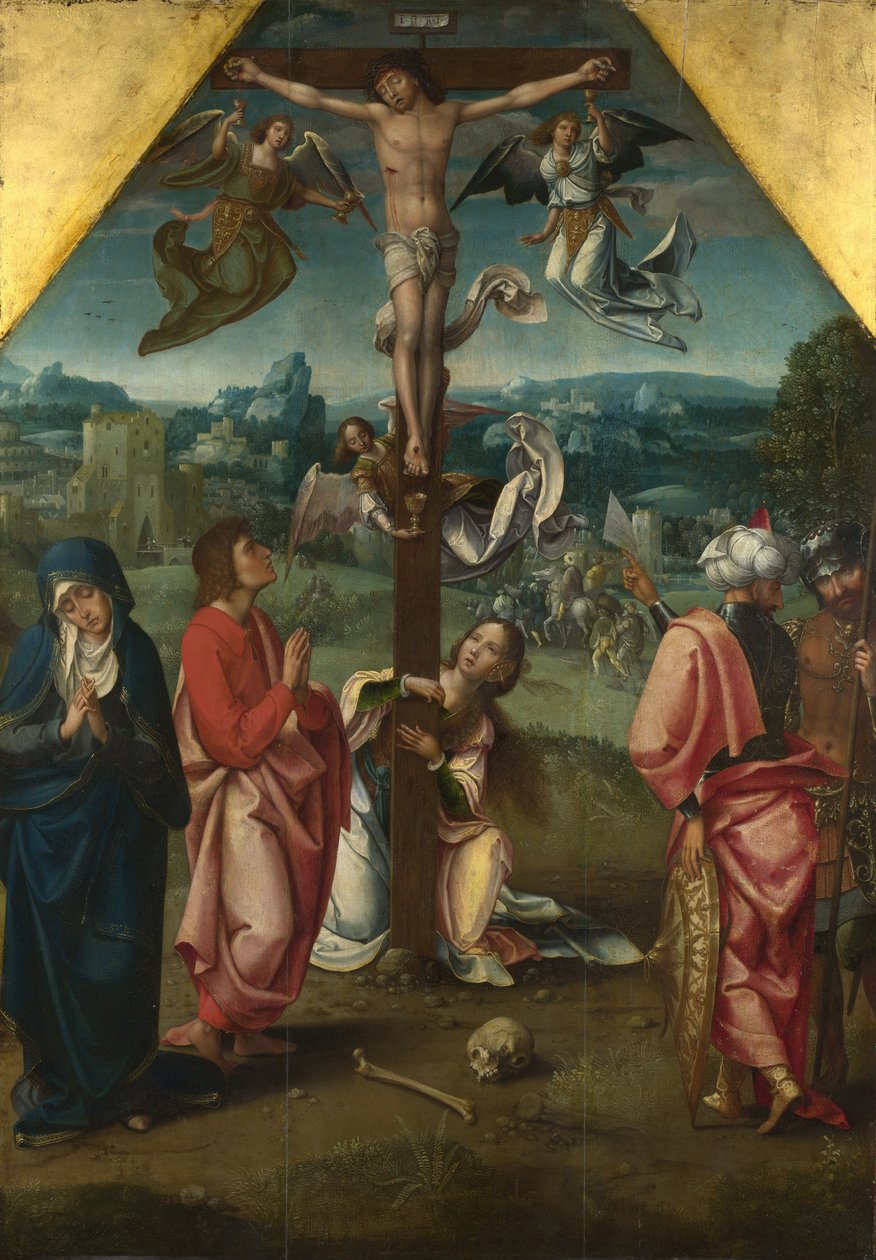 Ristiinnaulitseminen, noin 1518 tekijältä Master of 1518