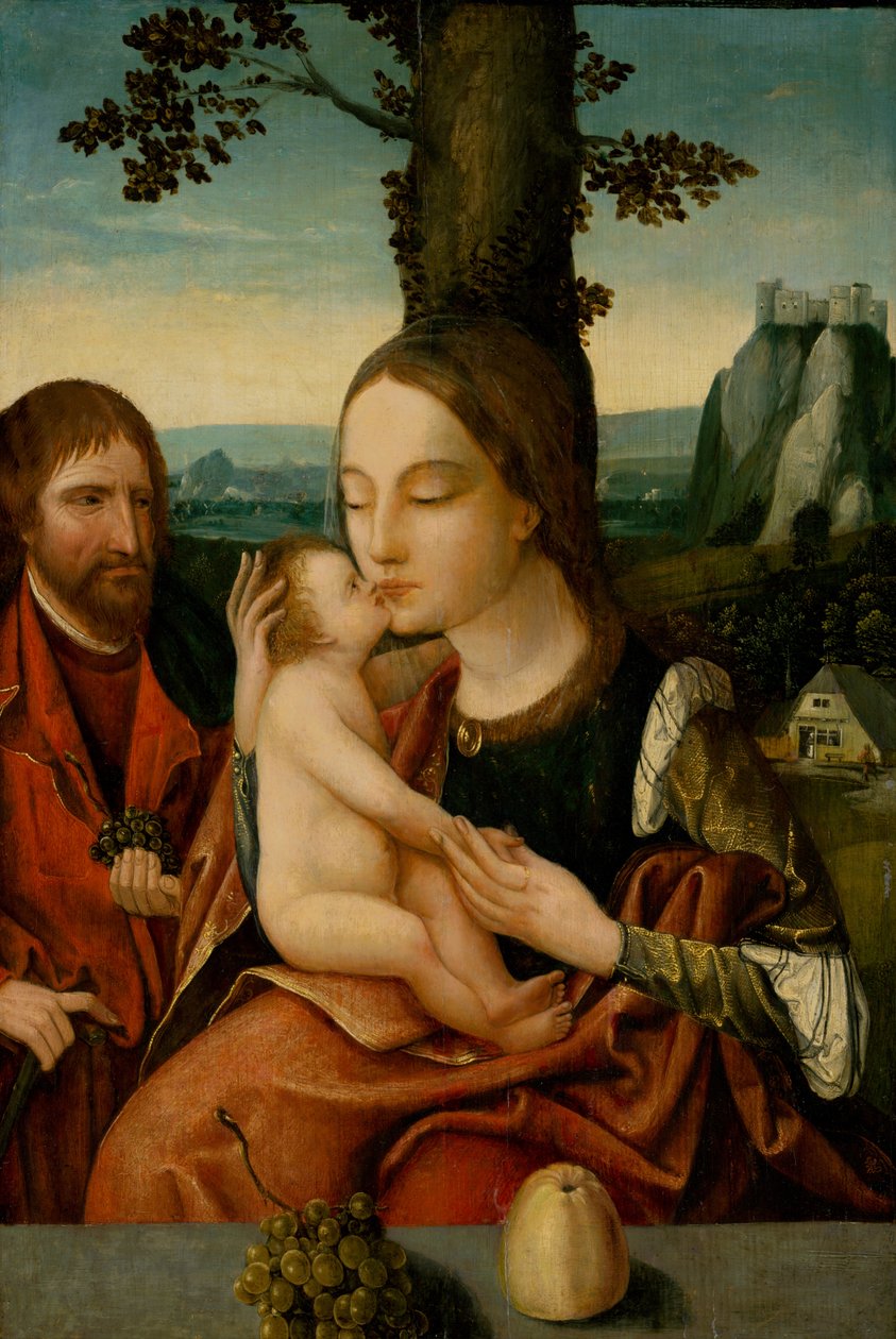 Pyhä perhe, 1530. tekijältä Master of Antwerp