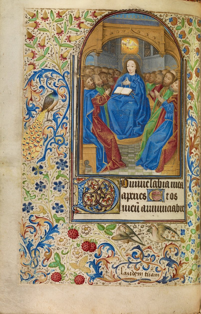 Helluntai tekijältä Master of Jacques of Luxembourg