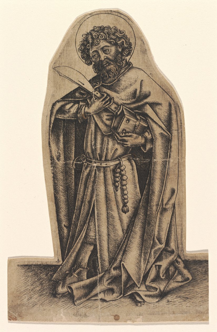 Pyhä Bartolomeus tekijältä Master of Saint John the Baptist