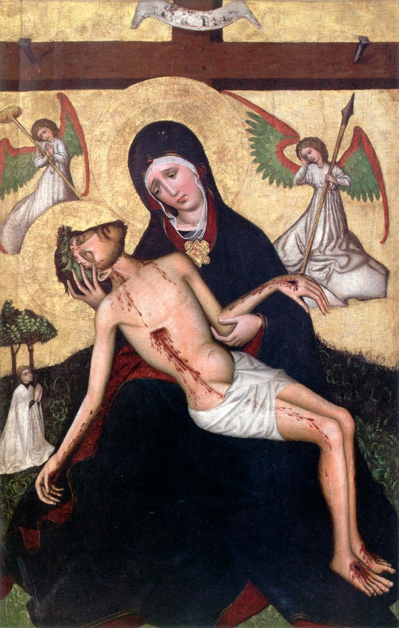 Pieta Tubadzinista, c1450. tekijältä Master of Tubadzin