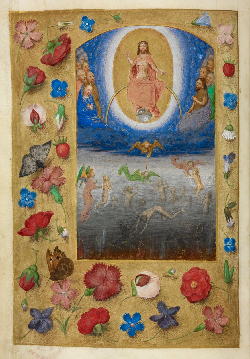 Viimeinen tuomio. tekijältä Master of the Dresden Prayer Books