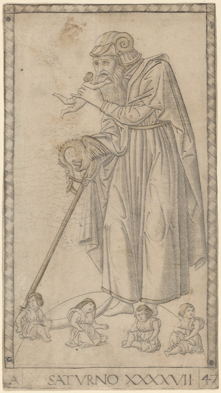 Saturno (Saturnus) tekijältä Master of the E Series Tarocchi