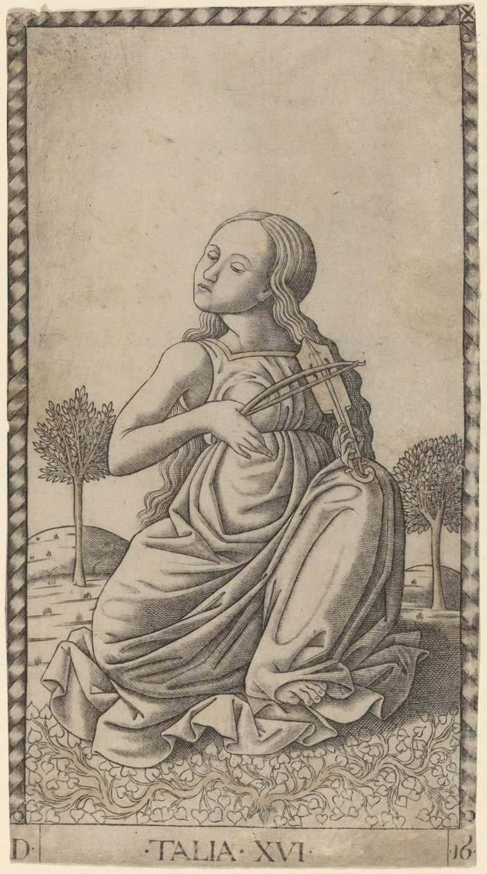 Talia (Thalia) tekijältä Master of the E Series Tarocchi