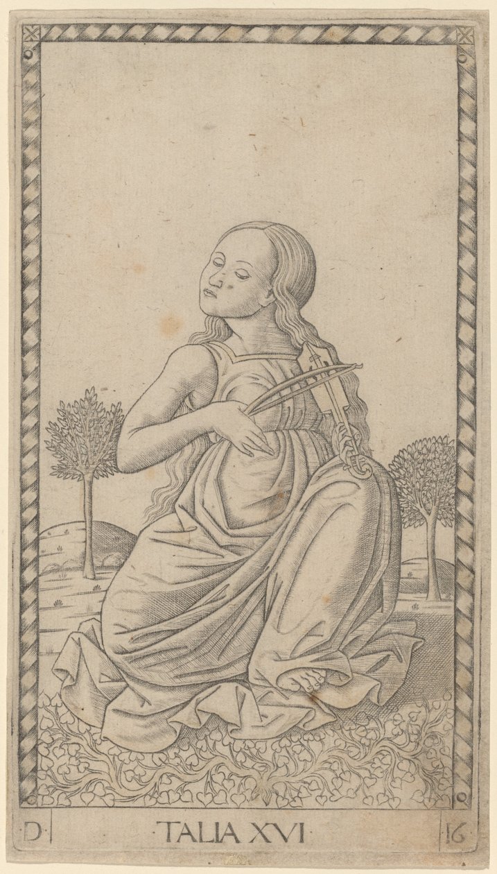 Talia (Thalia) tekijältä Master of the E Series Tarocchi