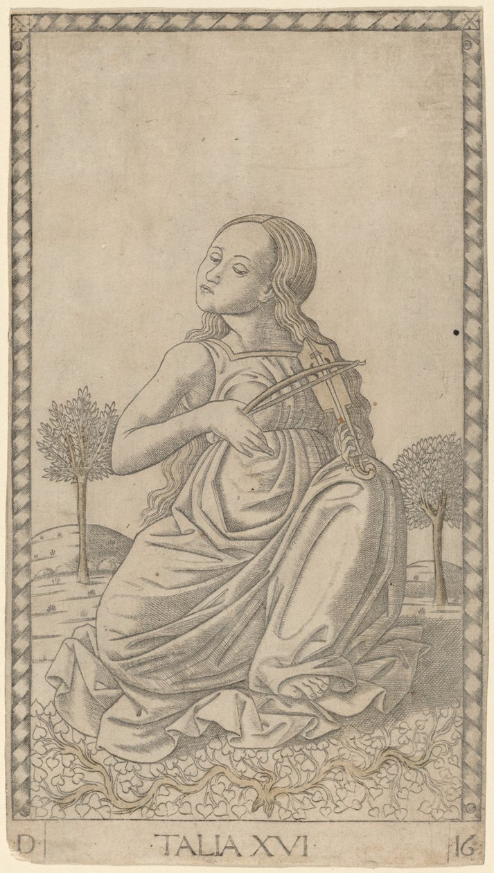 Talia (Thalia) tekijältä Master of the E Series Tarocchi
